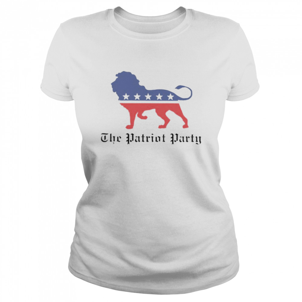Lions The patriot party American shirt Classic Women's T-shirt