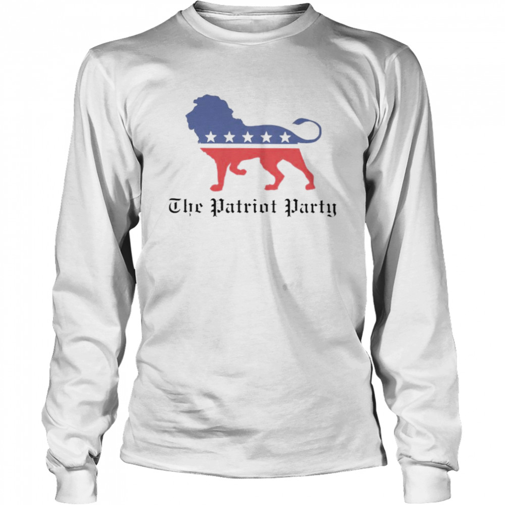 Lions The patriot party American shirt Long Sleeved T-shirt