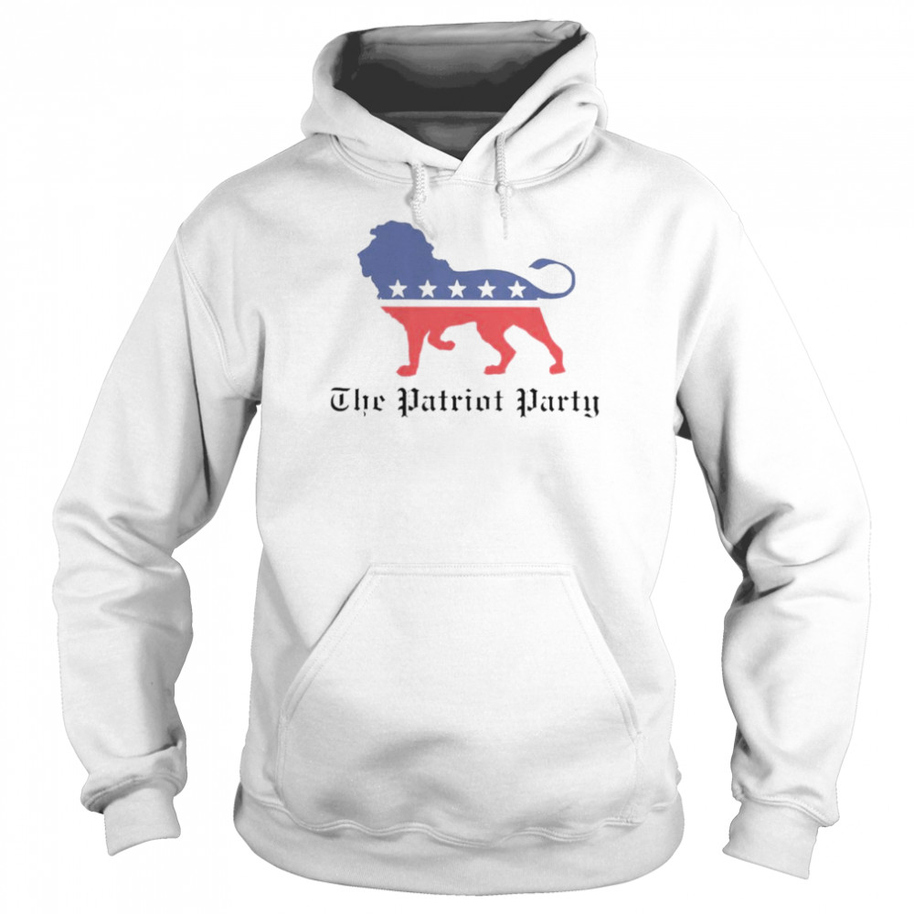 Lions The patriot party American shirt Unisex Hoodie