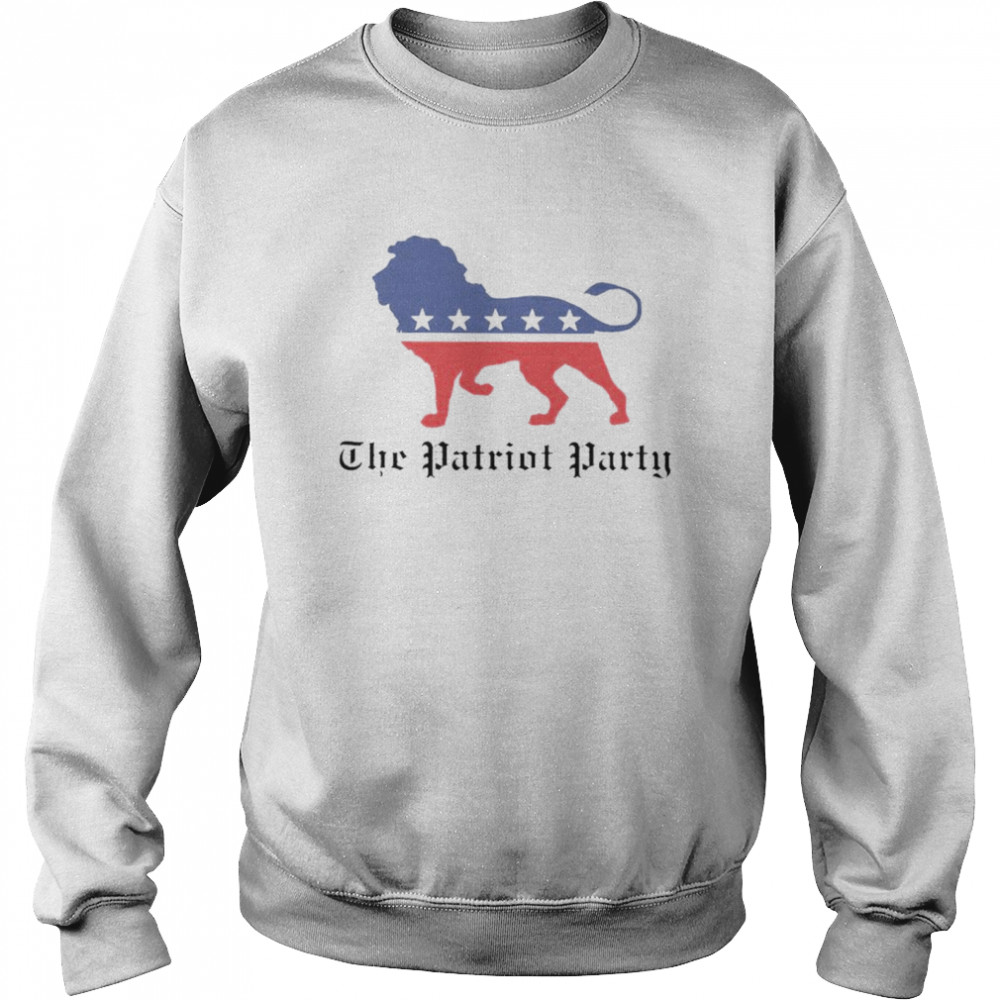 Lions The patriot party American shirt Unisex Sweatshirt