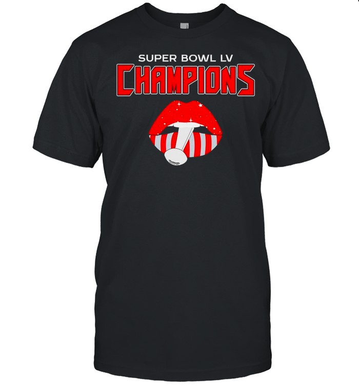 Lips Of Super Bowl Lv Champions 2021 shirt Classic Men's T-shirt