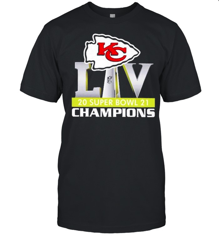 Logo Kansas City Chiefs Liv 2021 Super Bowl Champions shirt Classic Men's T-shirt