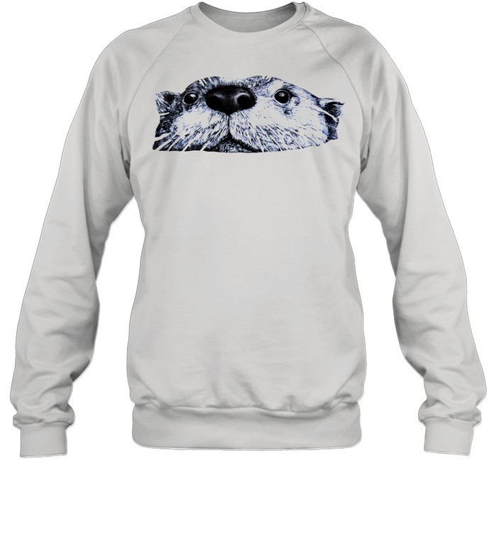 Baby Otter Face T-shirt Unisex Sweatshirt