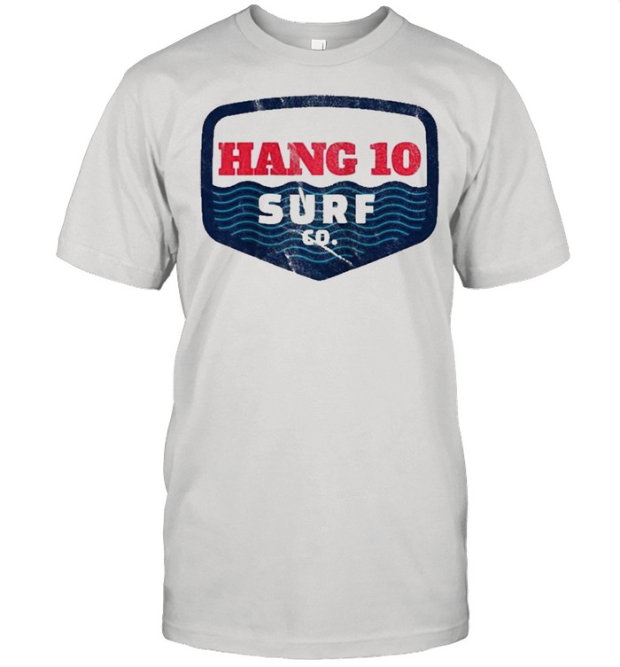 Hang 10 Surf Co Retro Distressed Surfer  Classic Men's T-shirt