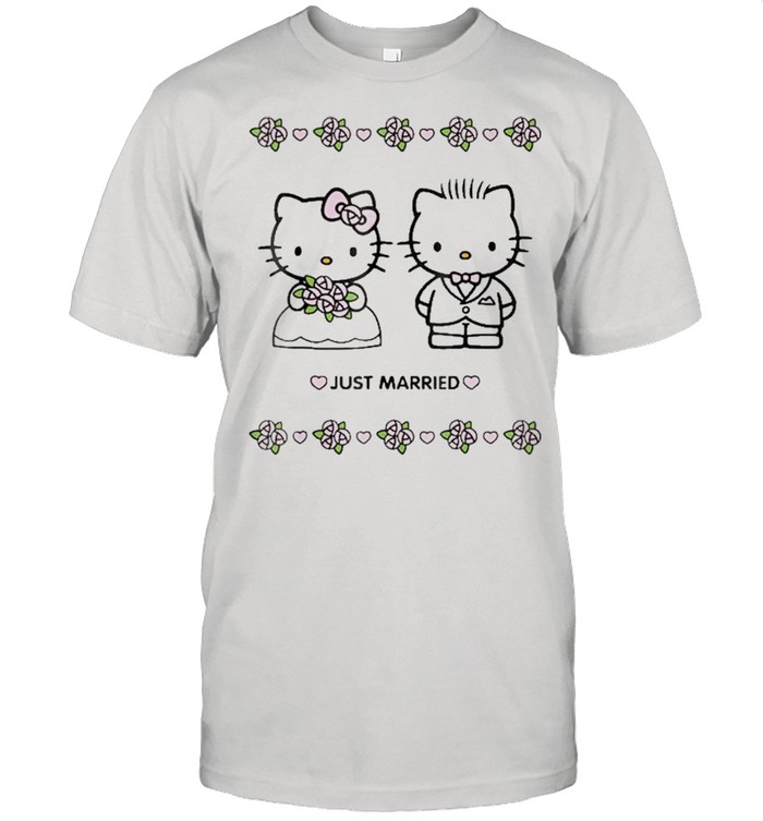 Hello Kitty And Dear Daniel Just Married  Classic Men's T-shirt