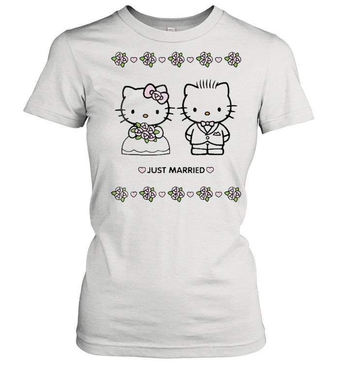 Hello Kitty And Dear Daniel Just Married  Classic Women's T-shirt