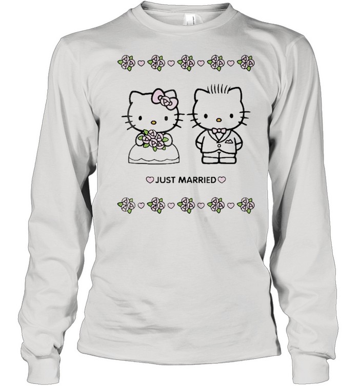 Hello Kitty And Dear Daniel Just Married  Long Sleeved T-shirt