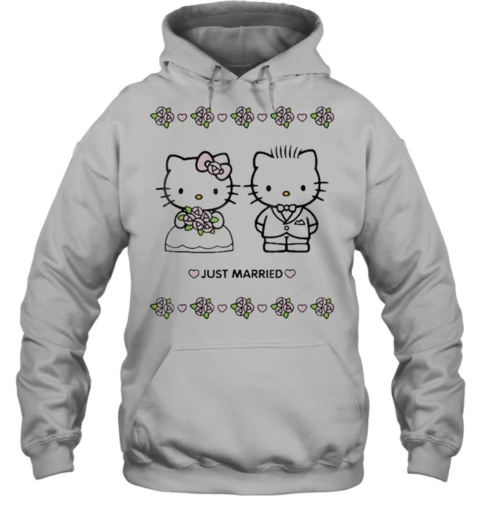 Hello Kitty And Dear Daniel Just Married  Unisex Hoodie