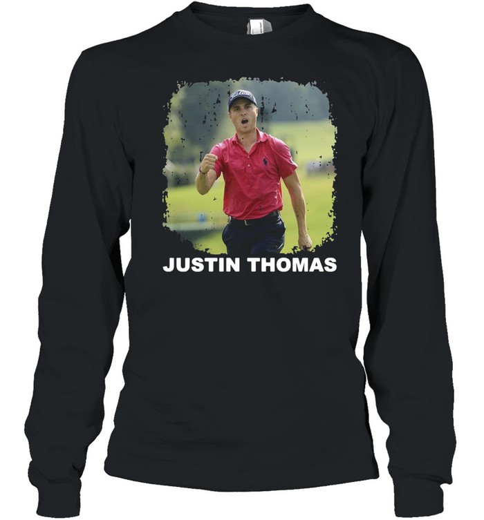Justin Thomas U.s. Open Golf Champion T-Shirt Long Sleeved T-Shirt