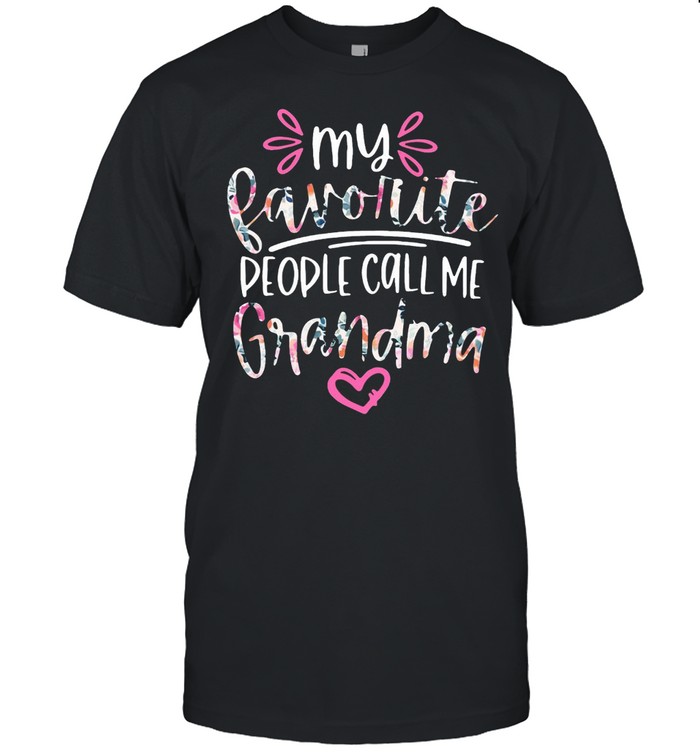 My Favorite People Call Me Grandma T-shirt Classic Men's T-shirt