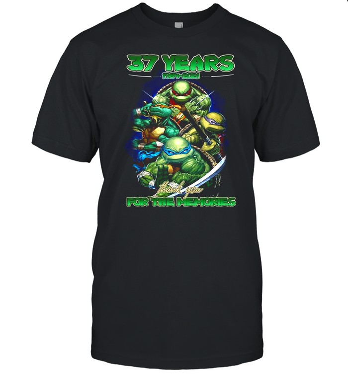 Ninja Turtles 37 Years 1984 2021 Thank You For The Memories T-shirt Classic Men's T-shirt