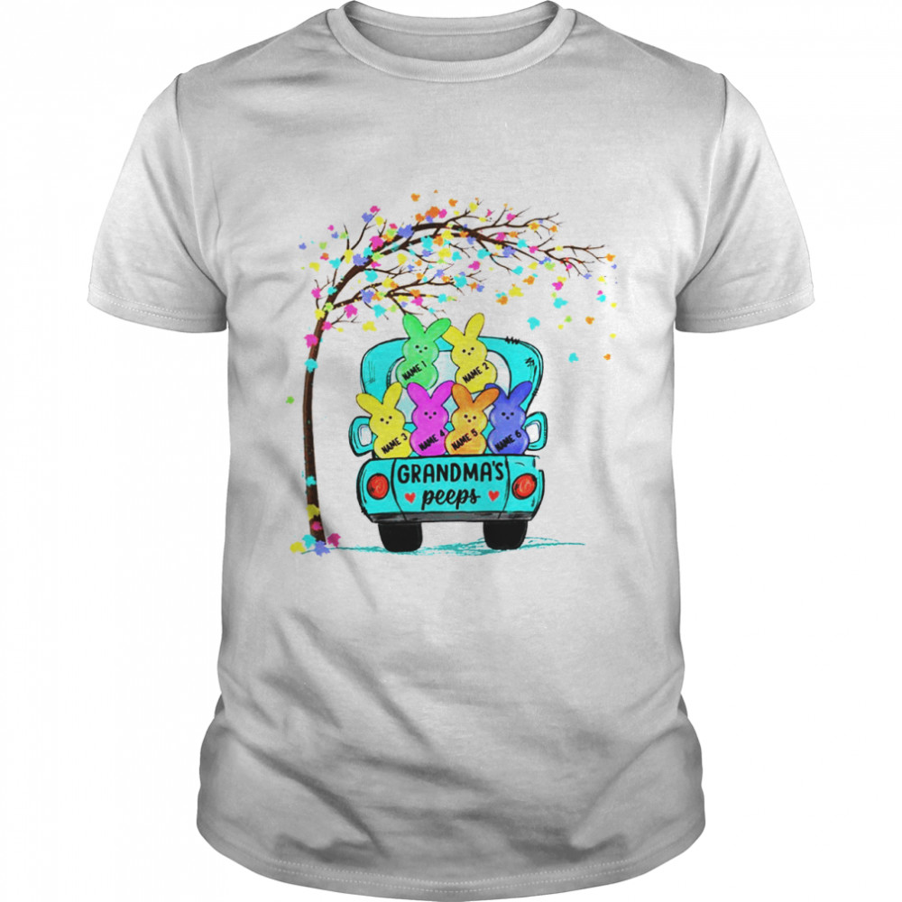 Personalized Grandma Peeps Easter shirt Classic Men's T-shirt