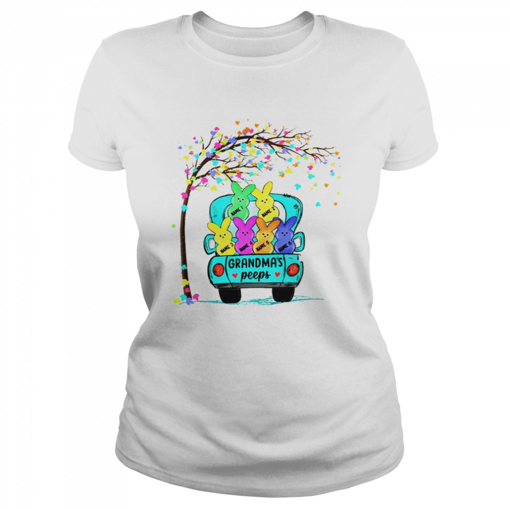 Personalized Grandma Peeps Easter Shirt Classic Women'S T-Shirt