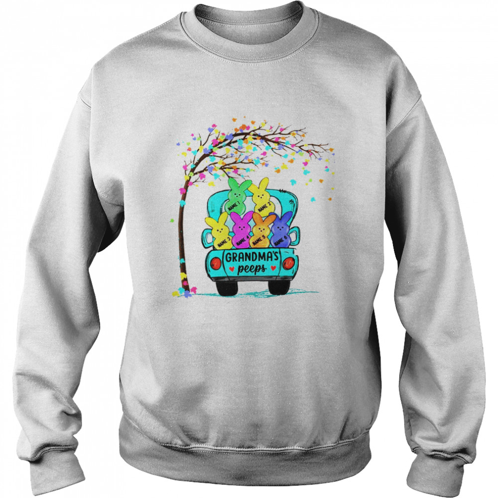 Personalized Grandma Peeps Easter Shirt Unisex Sweatshirt