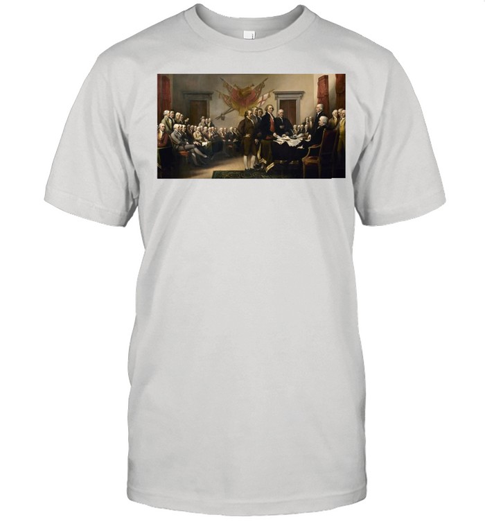 Signing Declaration Of Independence Signing T-shirt Classic Men's T-shirt