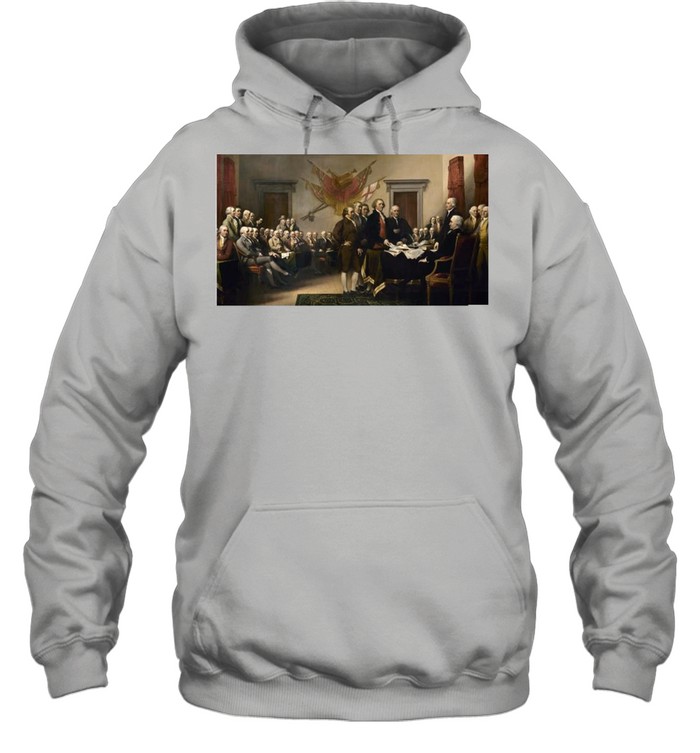 Signing Declaration Of Independence Signing T-shirt Unisex Hoodie