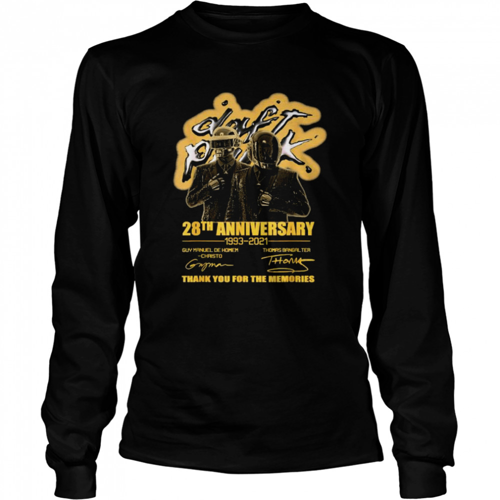 28th Anniversary Daft Pulp Punk Signature  Long Sleeved T-shirt