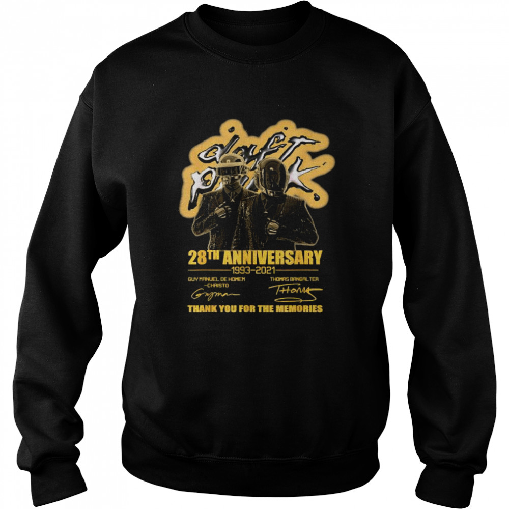 28th Anniversary Daft Pulp Punk Signature  Unisex Sweatshirt