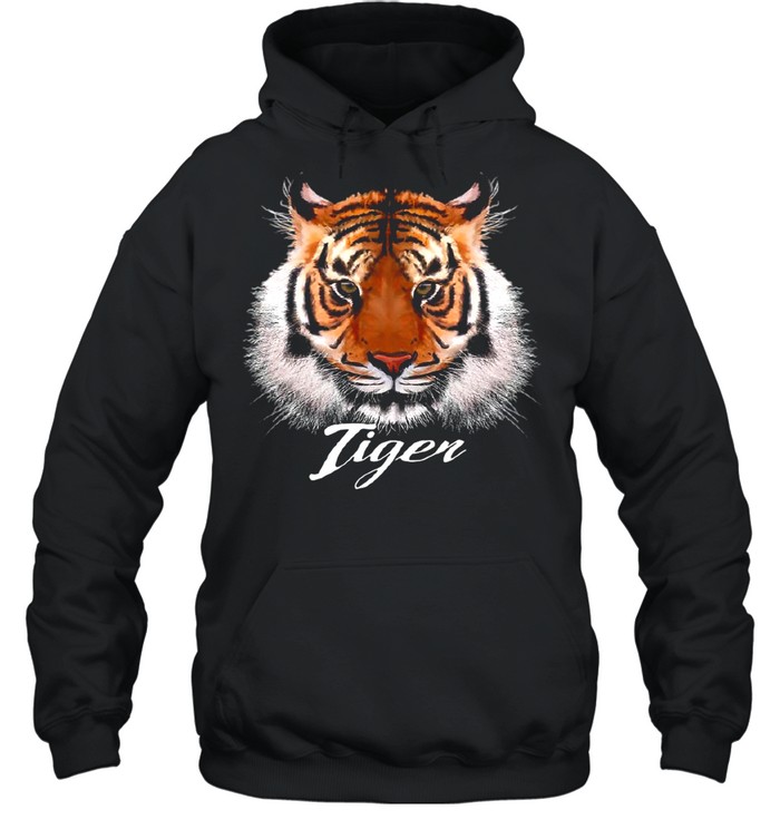 Adorable Tiger Face T-Shirt Unisex Hoodie