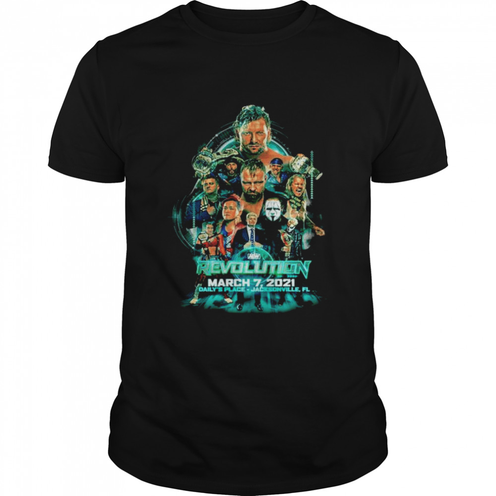 AEW Revolution 2021 poster shirt Classic Men's T-shirt