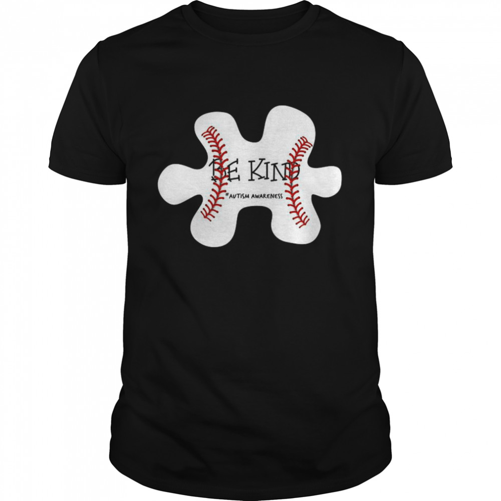 Autism Baseball Be Kind #autism Awareness shirt Classic Men's T-shirt