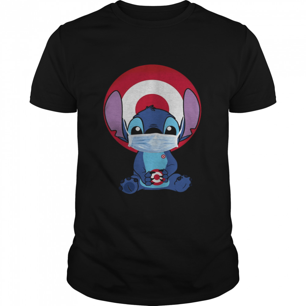 Baby Stitch Face Mask Hug Target Logo shirt Classic Men's T-shirt