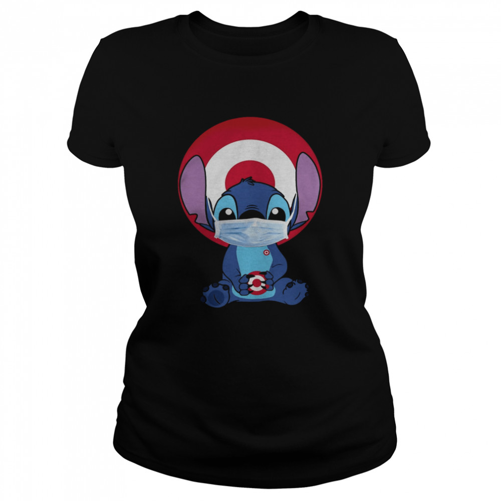 Baby Stitch Face Mask Hug Target Logo shirt Classic Women's T-shirt