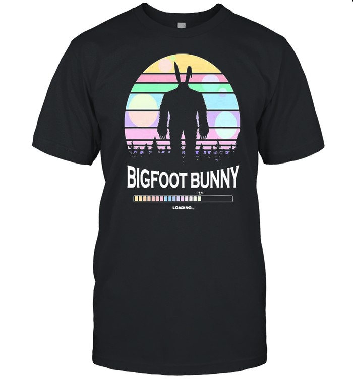Bigfoot Bunny Vintage Retro T-shirt Classic Men's T-shirt