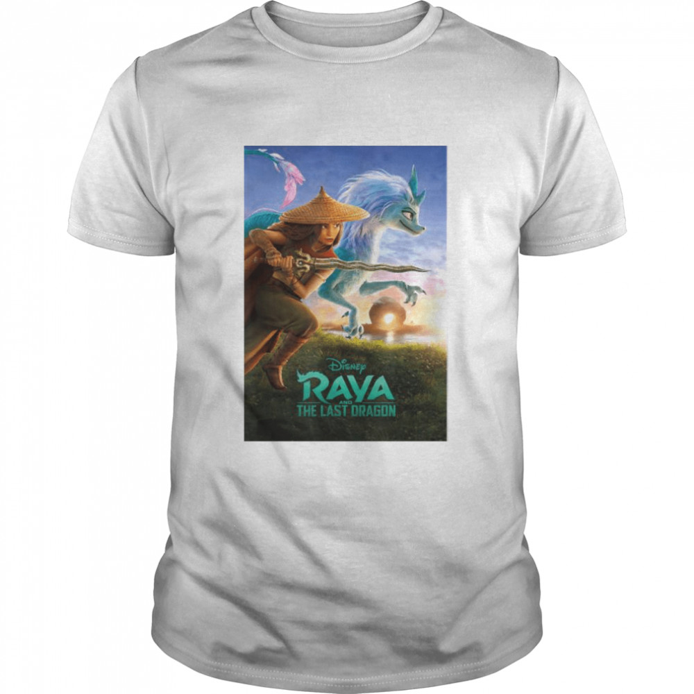 Disney Raya And The Last Dragon Movie Poster  Classic Men's T-shirt