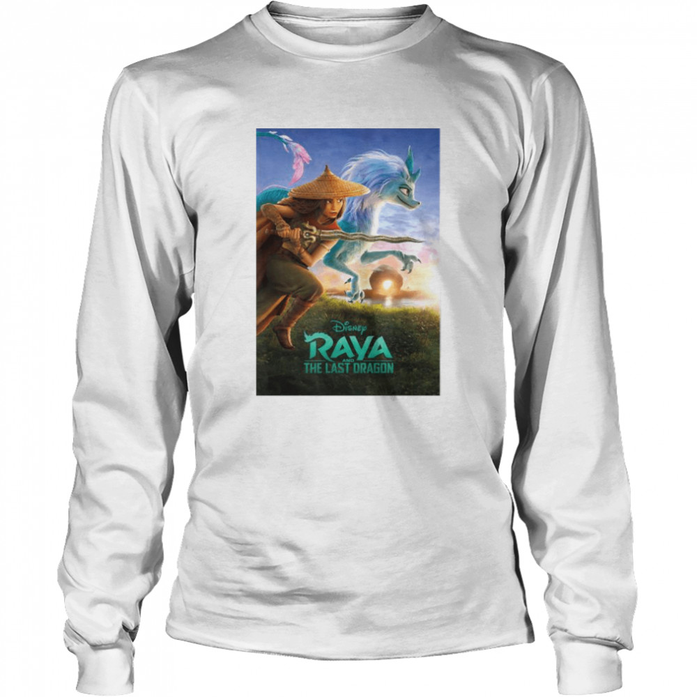 Disney Raya And The Last Dragon Movie Poster  Long Sleeved T-Shirt