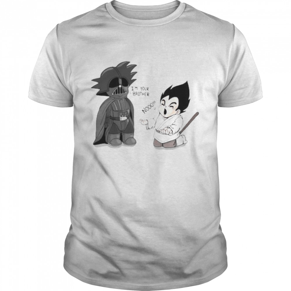 Goku From Dragon Ball Battles Against Darth Vader From Star Wars  Classic Men's T-shirt
