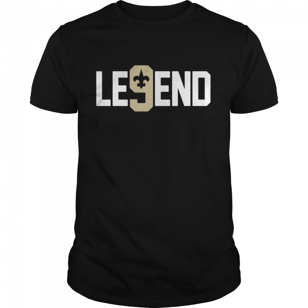 Hot 9 Drew Brees New Orleans Saints Legend shirt Classic Men's T-shirt