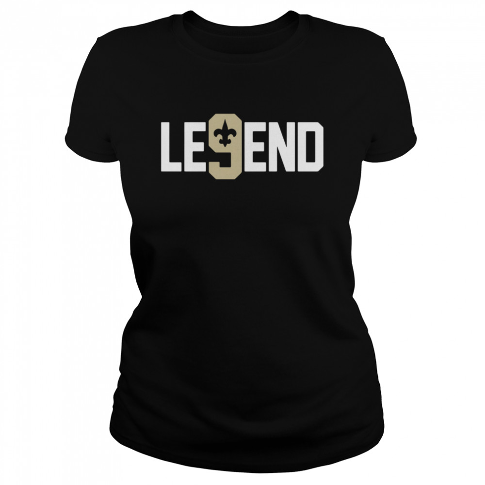 Hot 9 Drew Brees New Orleans Saints Legend Shirt Classic Women'S T-Shirt