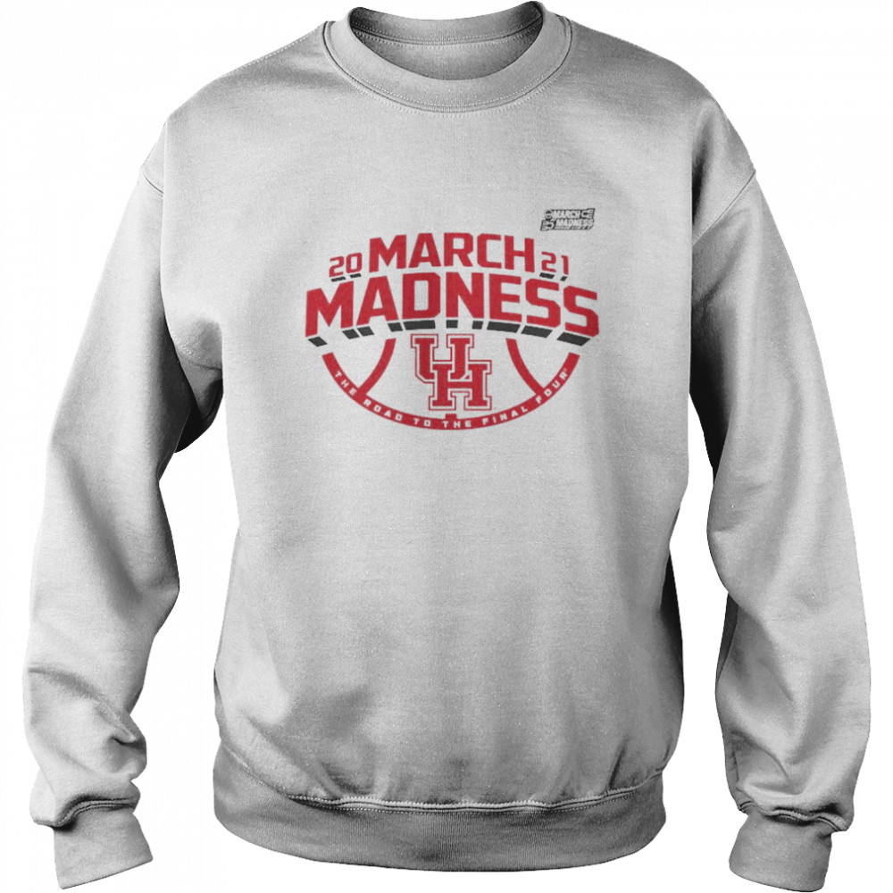 Houston Cougars 2021 Ncaa Men’s Basketball March Madness The Road To The Final Four Shirt Unisex Sweatshirt