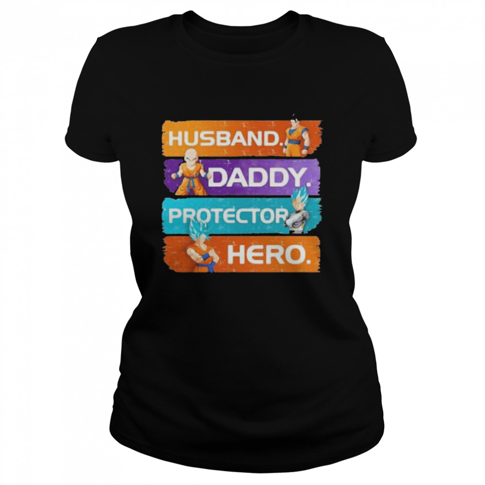 Husband Son Gohan Daddy Protector Hero Son Goku Dragon Ball  Classic Women's T-shirt