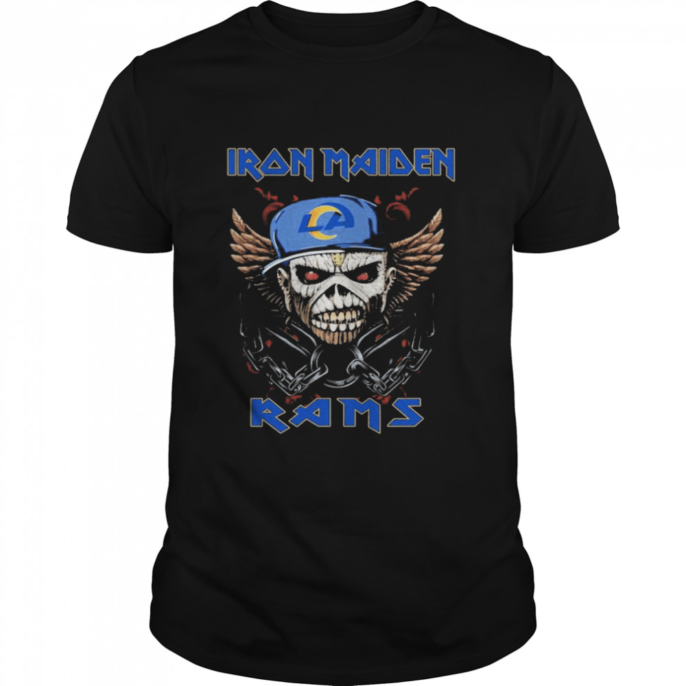 Iron Maiden Skull St. Louis Rams shirt Classic Men's T-shirt