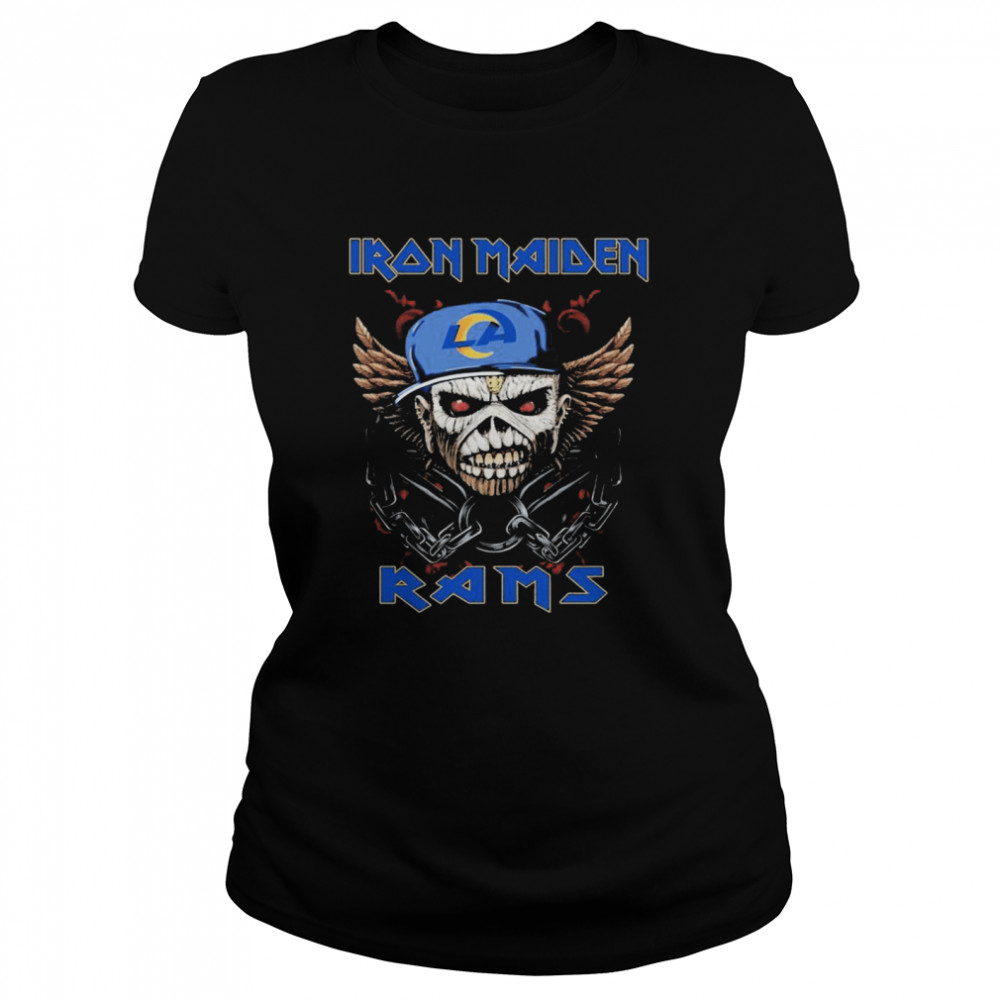 Iron Maiden Skull St. Louis Rams shirt Classic Women's T-shirt