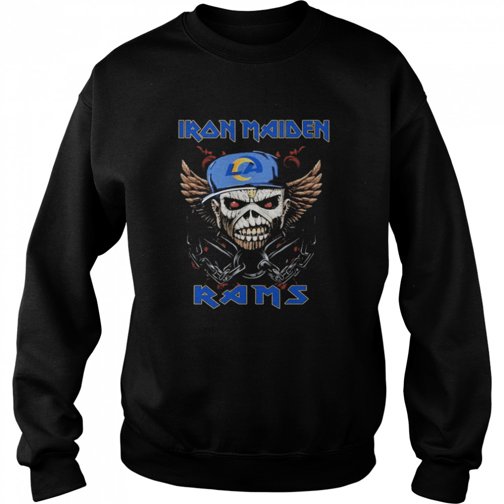 Iron Maiden Skull St. Louis Rams shirt Unisex Sweatshirt