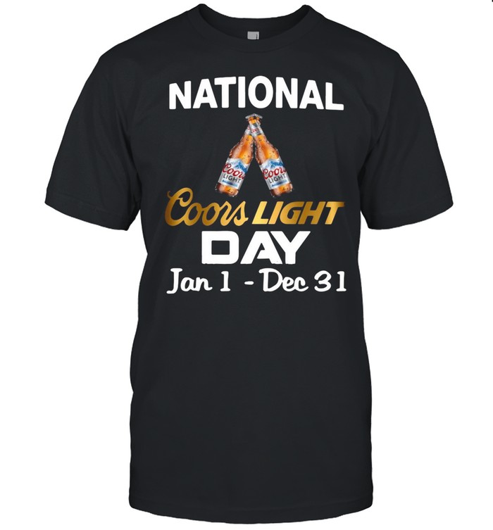 National Coors Light Day Jan 1 Dec 31 T-shirt Classic Men's T-shirt