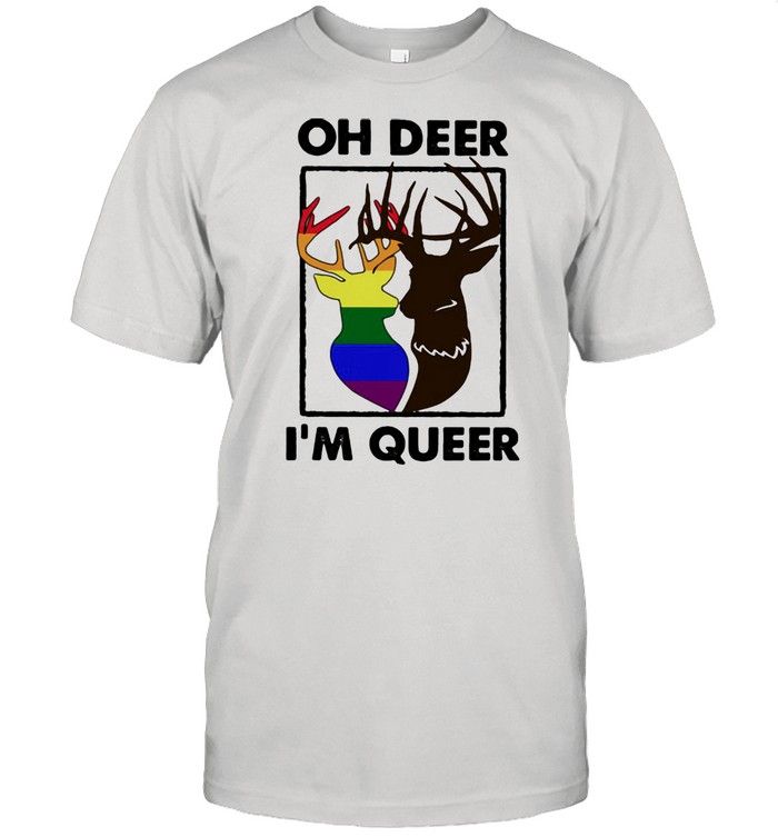 Oh Deer I Am Queer Lgbt  Classic Men's T-shirt