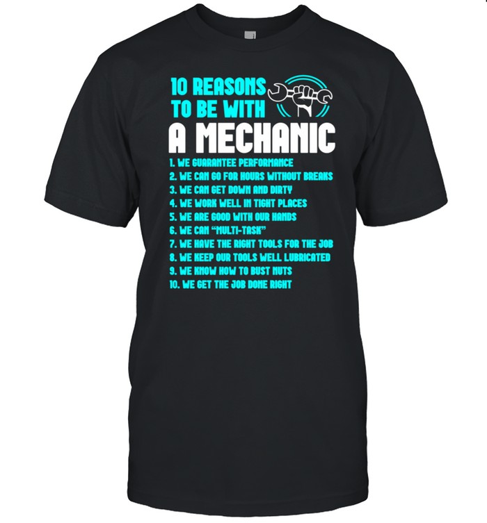 Reasons To Be A Mechanic Repairman Tech shirt Classic Men's T-shirt