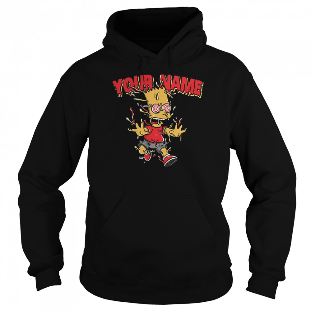 Scary stories Simpsons custom your name shirt Unisex Hoodie