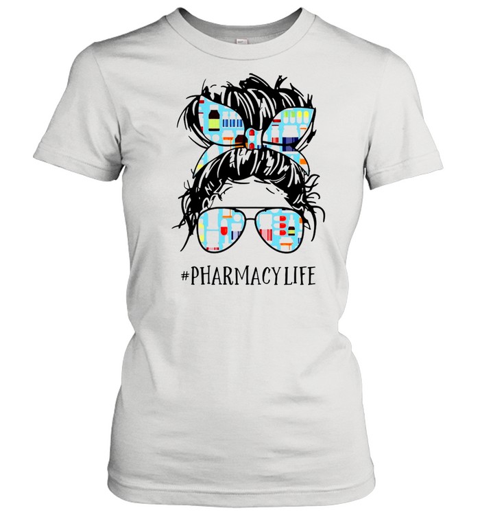 Skull Sugar Pharmacy Technician Pharmacy Life shirt Classic Women's T-shirt