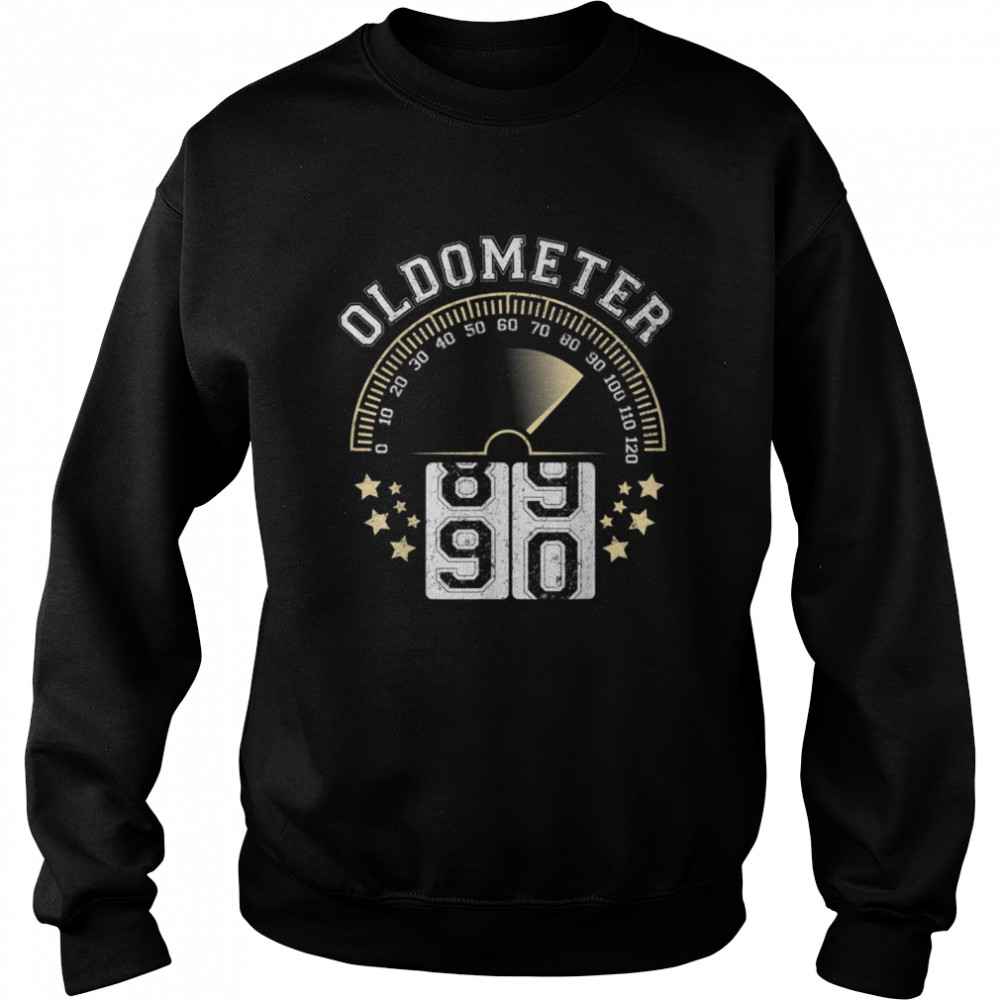 Oldometer Turning to 90 BD Retro For ManWoman  Unisex Sweatshirt