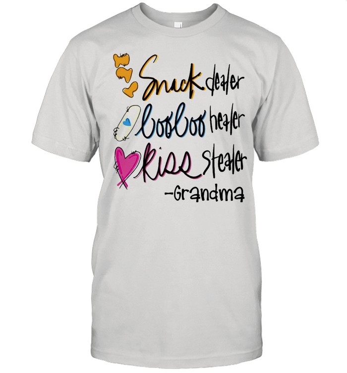 Snack Dealer Boo Boo Healer Kiss Stealer Grandma  Classic Men's T-shirt