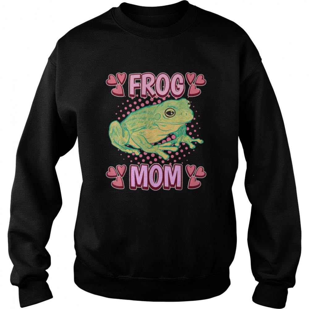 Frog Mom Mommy Mothers Day Frog Unisex Sweatshirt