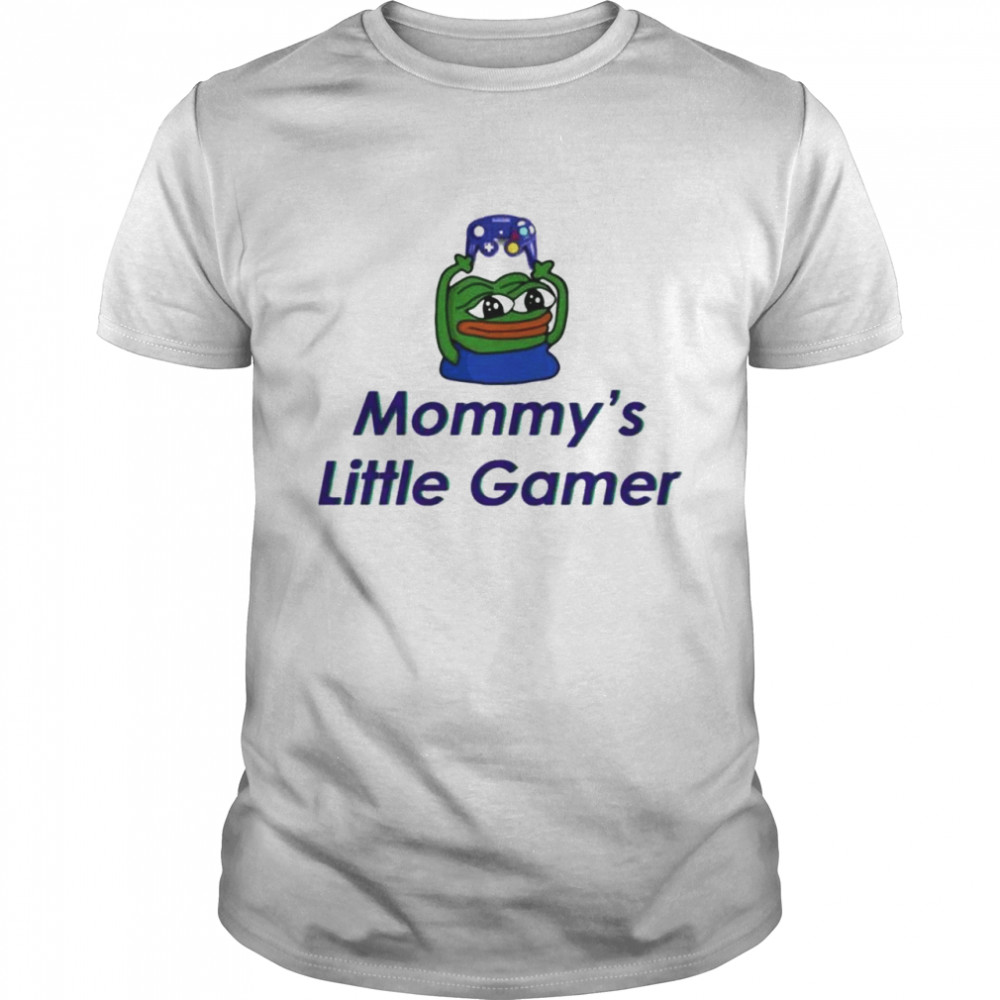 Frog pepe mommy’s little gamer shirt Classic Men's T-shirt
