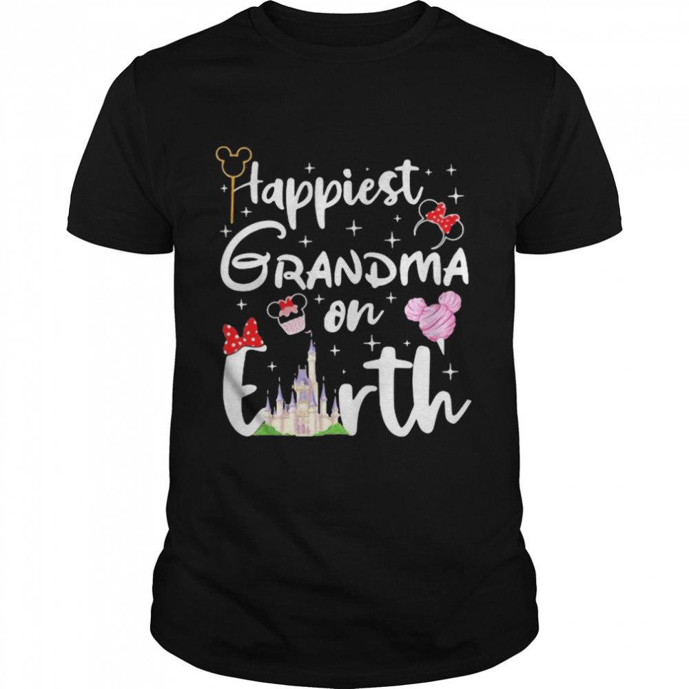 Happiest Grandma On Earth Disney  Classic Men's T-shirt