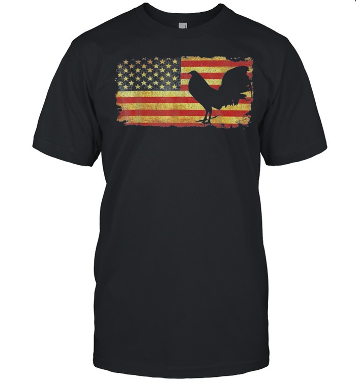 Chicken American Flag 2021 shirt Classic Men's T-shirt