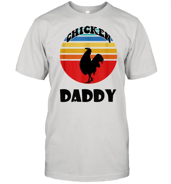 Chicken Daddy Retro Vintage Sunset Boys and  Classic Men's T-shirt